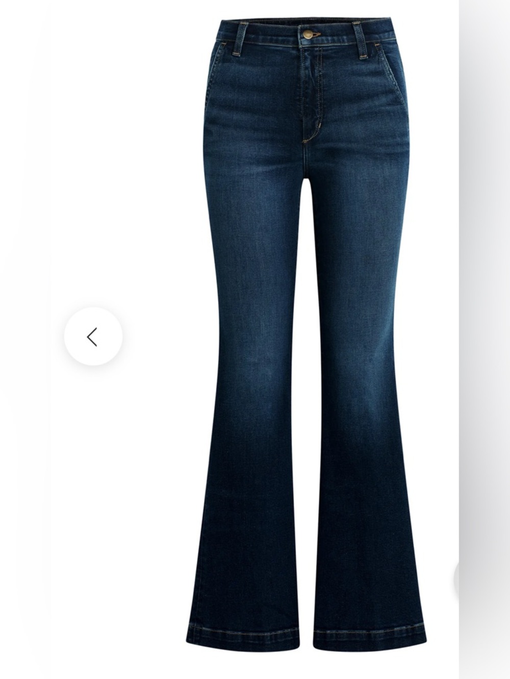 Joe's Jeans - The Molly High Rise Trouser Flare in Double Down Denim